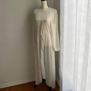 Express white cover up / transparent dress